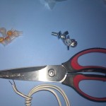 Provided hardware and scissors